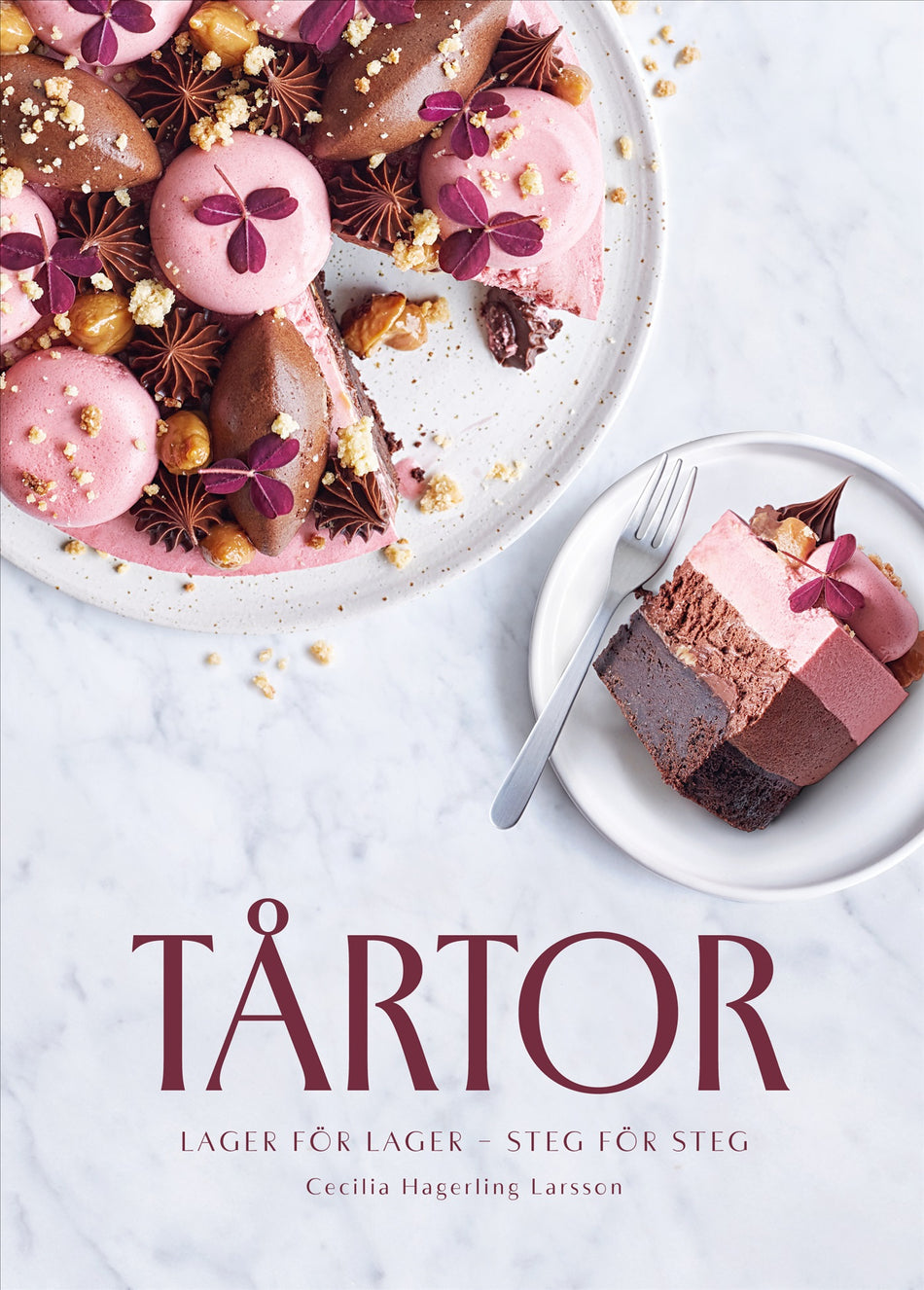 Valokuva kirjasta Cecilia Hagerling Larsson Tårtor : lager för lager, steg för steg, kuuluu tuoteryhmään Ruots harrasteet taide.