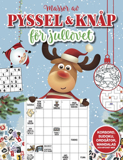 Pyssel och knåp för jullovet : korsord, sudoku, ordgåtor, mandalas och mycket mer