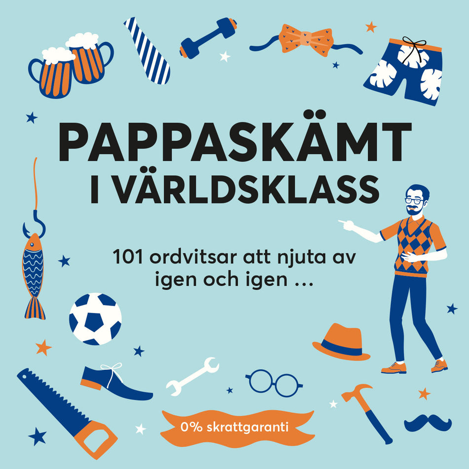Valokuva kirjasta Martin Harris Pappaskämt i världsklass : 101 ordvitsar att njuta av om och om igen, kuuluu tuoteryhmään Ruots harrasteet taide.