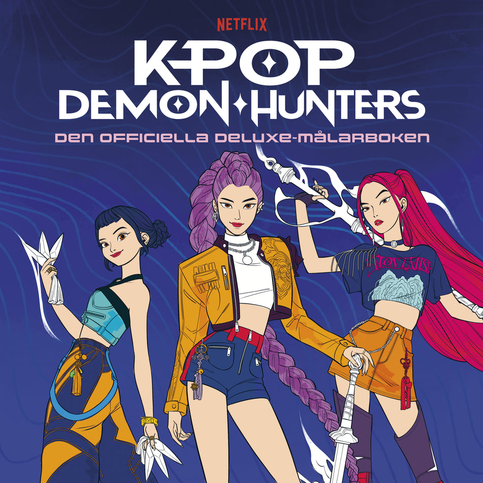 Valokuva kirjasta N/A KPop Demon hunters : den officiella målarboken, kuuluu tuoteryhmään Ruots harrasteet taide.