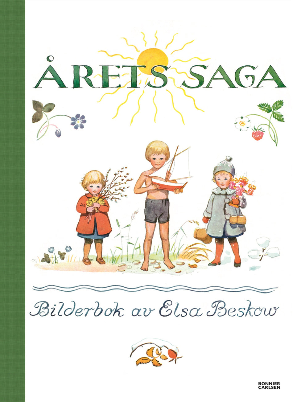 Valokuva kirjasta Elsa Beskow Årets saga, kuuluu tuoteryhmään Ruots lapset nuoret ja sarjakuvat.