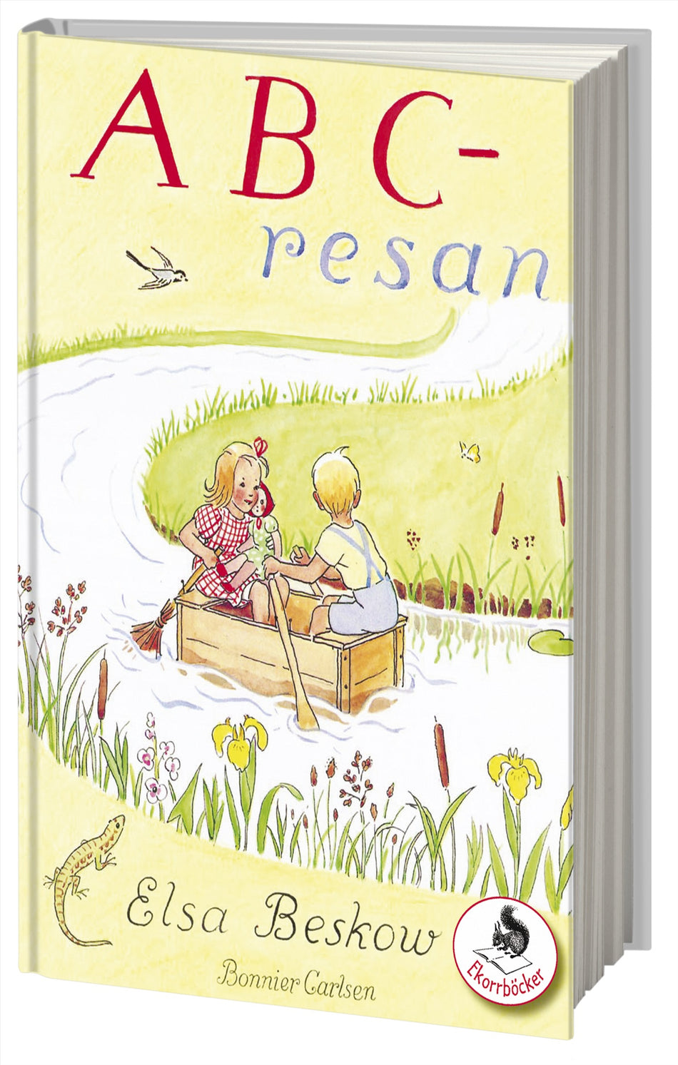 Valokuva kirjasta Elsa Beskow ABC-resan, kuuluu tuoteryhmään Ruots lapset nuoret ja sarjakuvat.