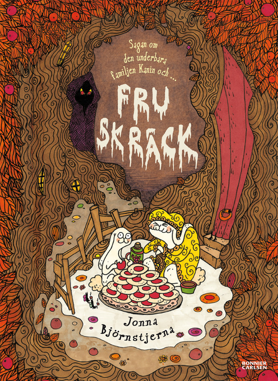 Valokuva kirjasta Jonna Björnstjerna Sagan om den underbara familjen Kanin och fru Skräck, kuuluu tuoteryhmään Ruots lapset nuoret ja sarjakuvat.