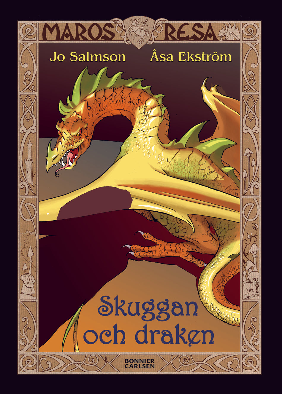 Valokuva kirjasta Jo Salmson Skuggan och draken, kuuluu tuoteryhmään Ruots lapset nuoret ja sarjakuvat.