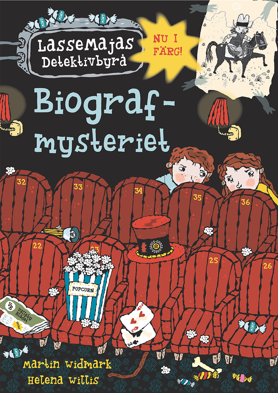 Valokuva kirjasta Martin Widmark Biografmysteriet, kuuluu tuoteryhmään Ruots lapset nuoret ja sarjakuvat.