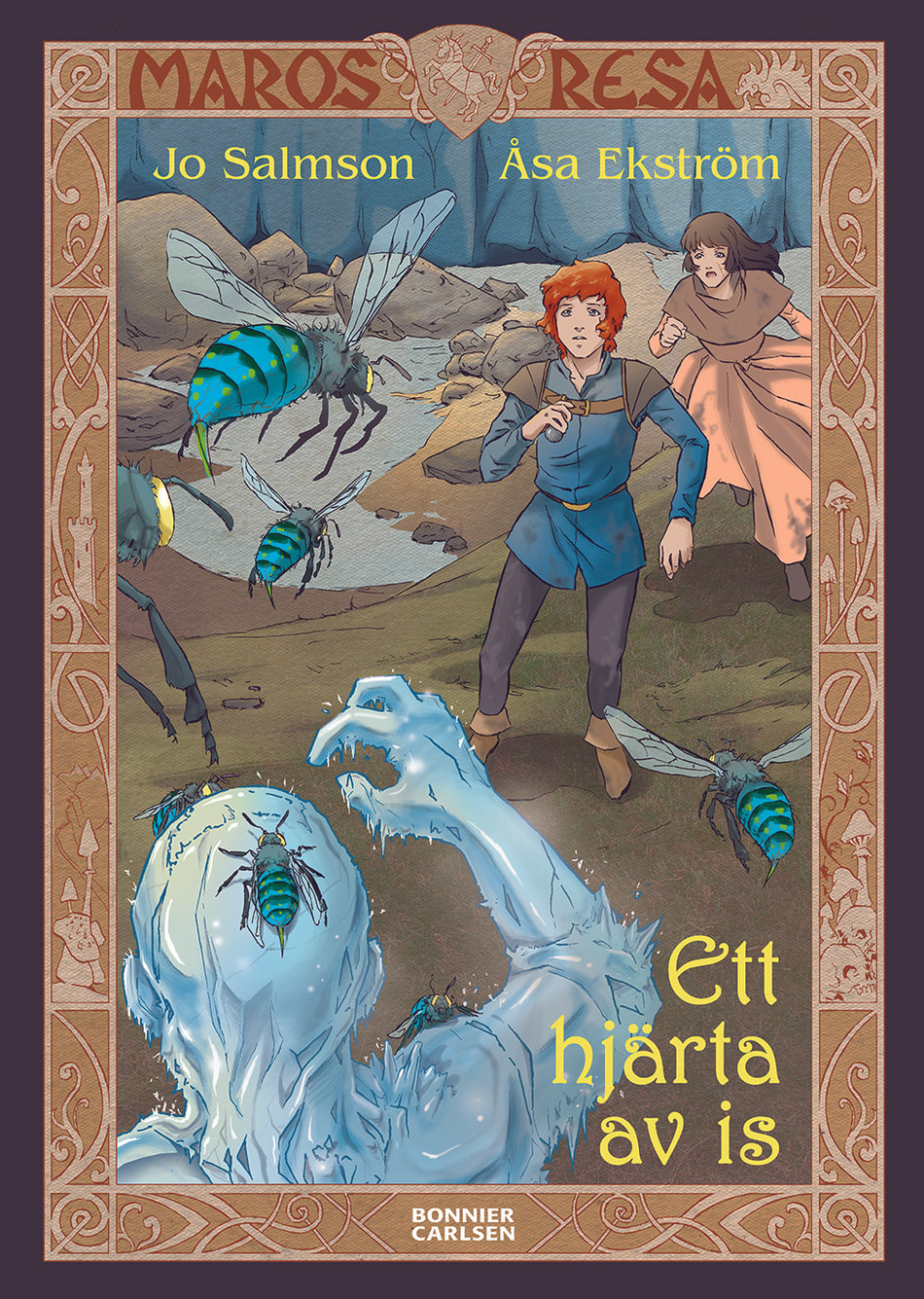 Valokuva kirjasta Jo Salmson Ett hjärta av is, kuuluu tuoteryhmään Ruots lapset nuoret ja sarjakuvat.