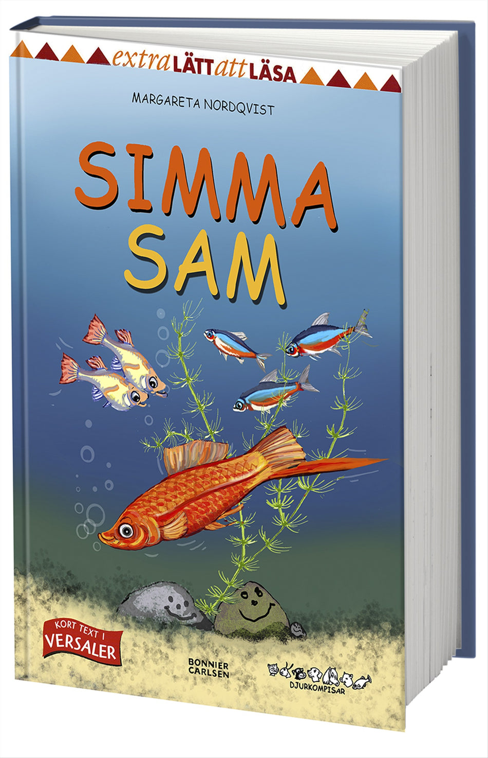 Valokuva kirjasta Margareta Nordqvist Simma Sam, kuuluu tuoteryhmään Ruots lapset nuoret ja sarjakuvat.