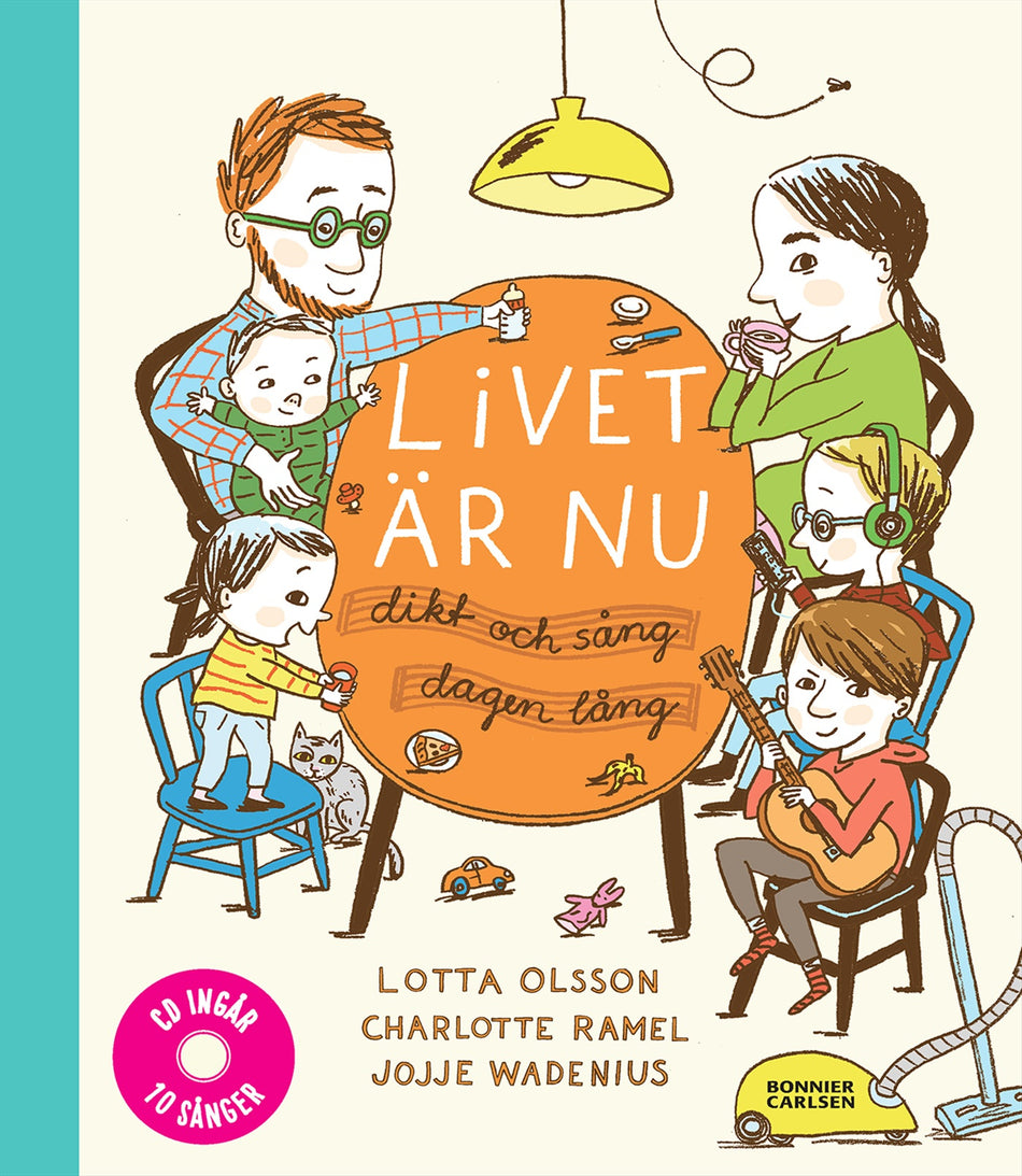 Valokuva kirjasta Lotta Olsson / Charlotte Ramel / Jojje Wadenius Livet är nu : dikt och sång dagen lång (inkl cd), kuuluu tuoteryhmään Ruots lapset nuoret ja sarjakuvat.