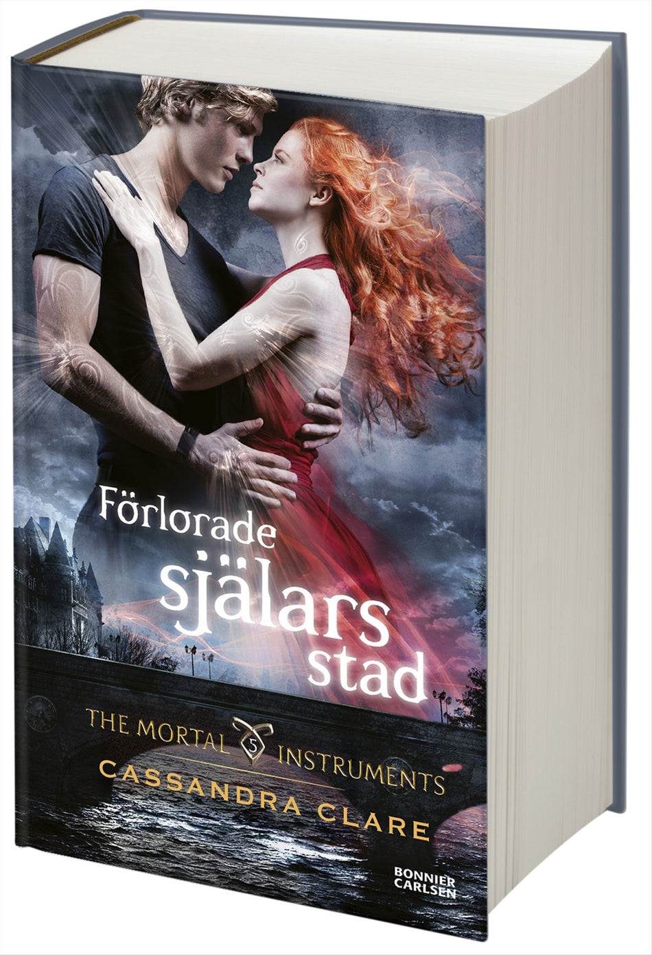 Valokuva kirjasta Cassandra Clare Förlorade själars stad, kuuluu tuoteryhmään Ruots lapset nuoret ja sarjakuvat.