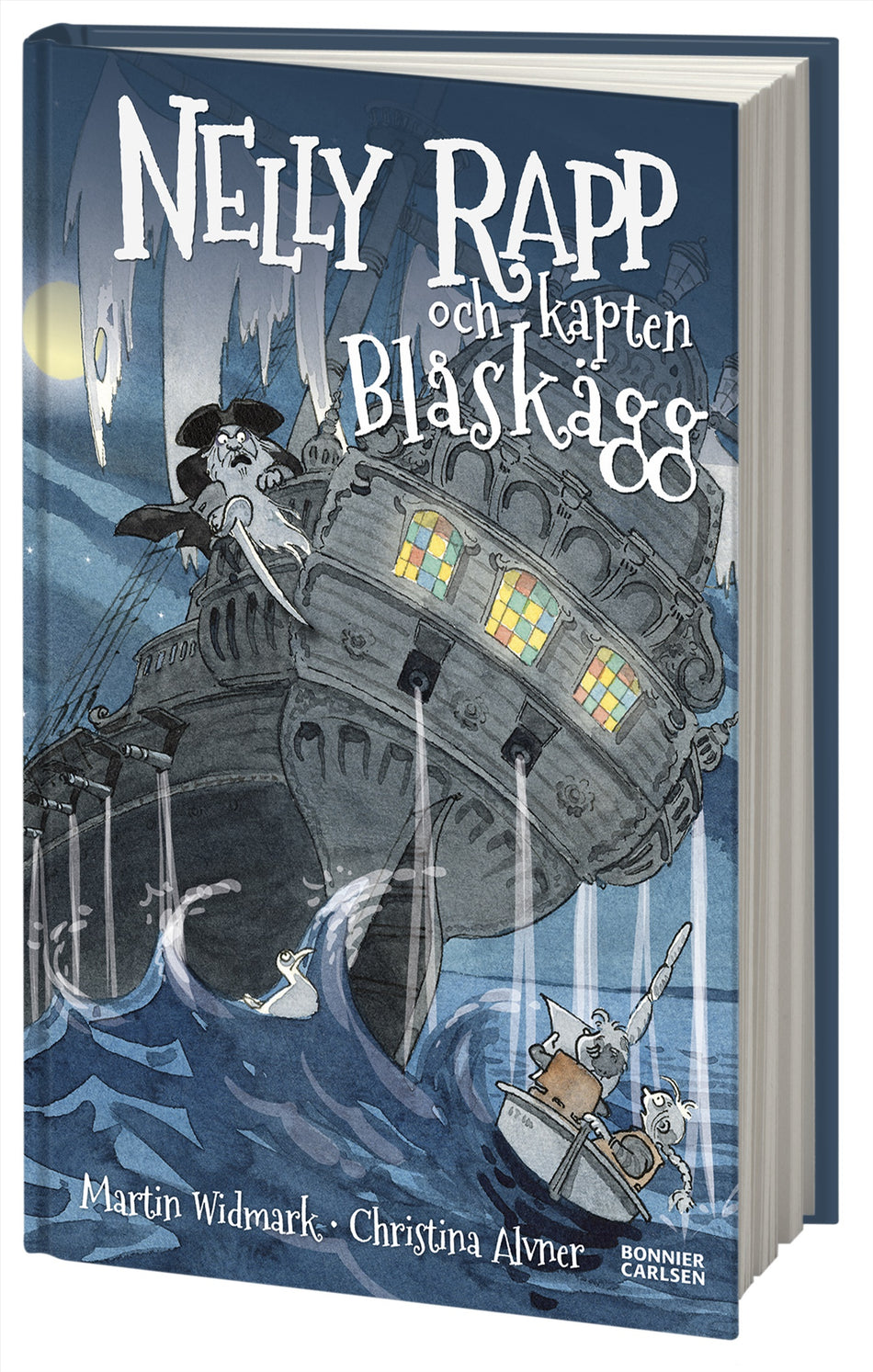 Valokuva kirjasta Martin Widmark Nelly Rapp och kapten Blåskägg, kuuluu tuoteryhmään Ruots lapset nuoret ja sarjakuvat.