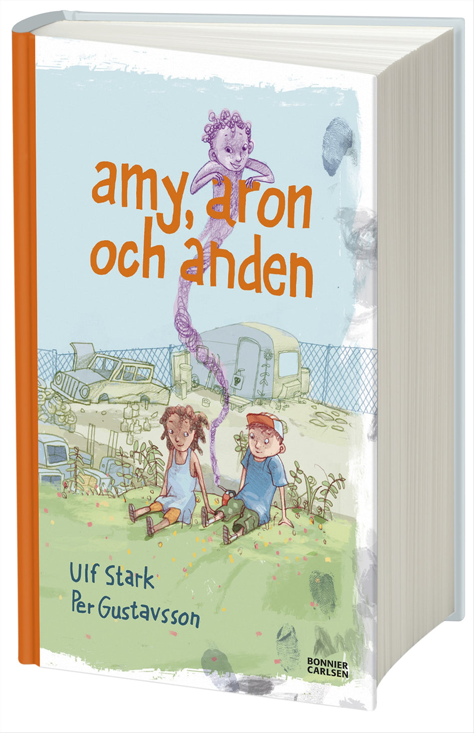Valokuva kirjasta Ulf Stark Amy, Aron och anden, kuuluu tuoteryhmään Ruots lapset nuoret ja sarjakuvat.
