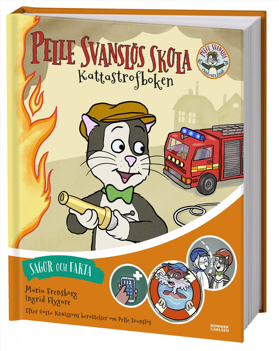 Valokuva kirjasta Maria Frensborg Pelle Svanslös skola. Kattastrofboken, kuuluu tuoteryhmään Ruots lapset nuoret ja sarjakuvat.