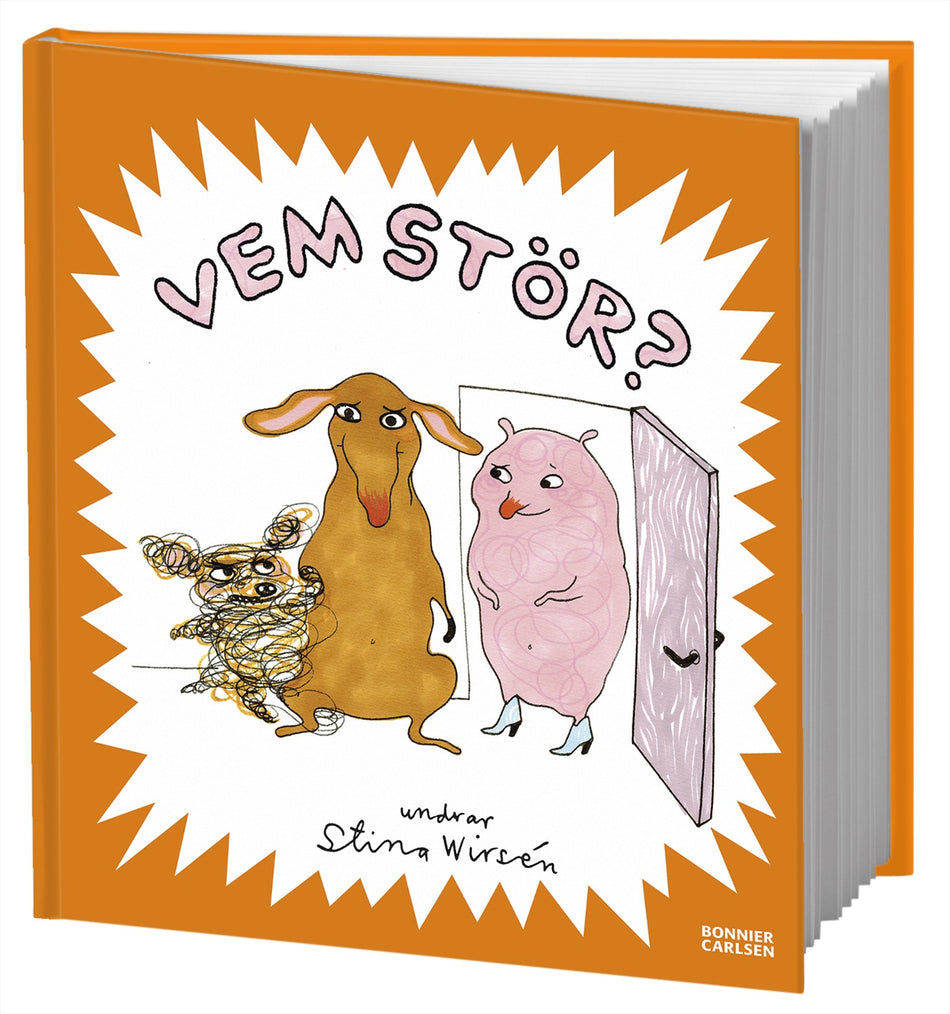 Valokuva kirjasta Stina Wirsén Vem stör?, kuuluu tuoteryhmään Ruots lapset nuoret ja sarjakuvat.
