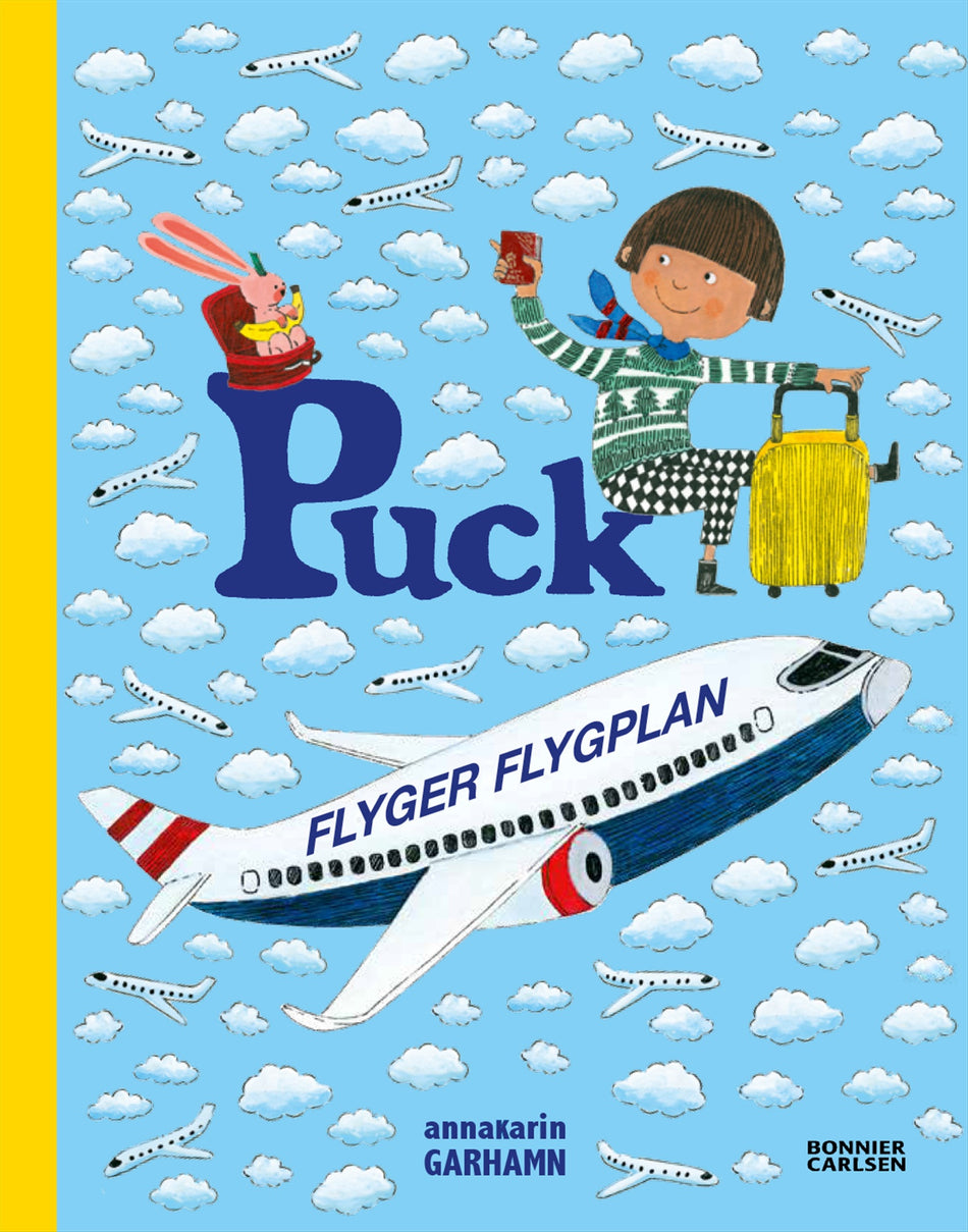 Valokuva kirjasta Anna-Karin Garhamn Puck flyger flygplan, kuuluu tuoteryhmään Ruots lapset nuoret ja sarjakuvat.