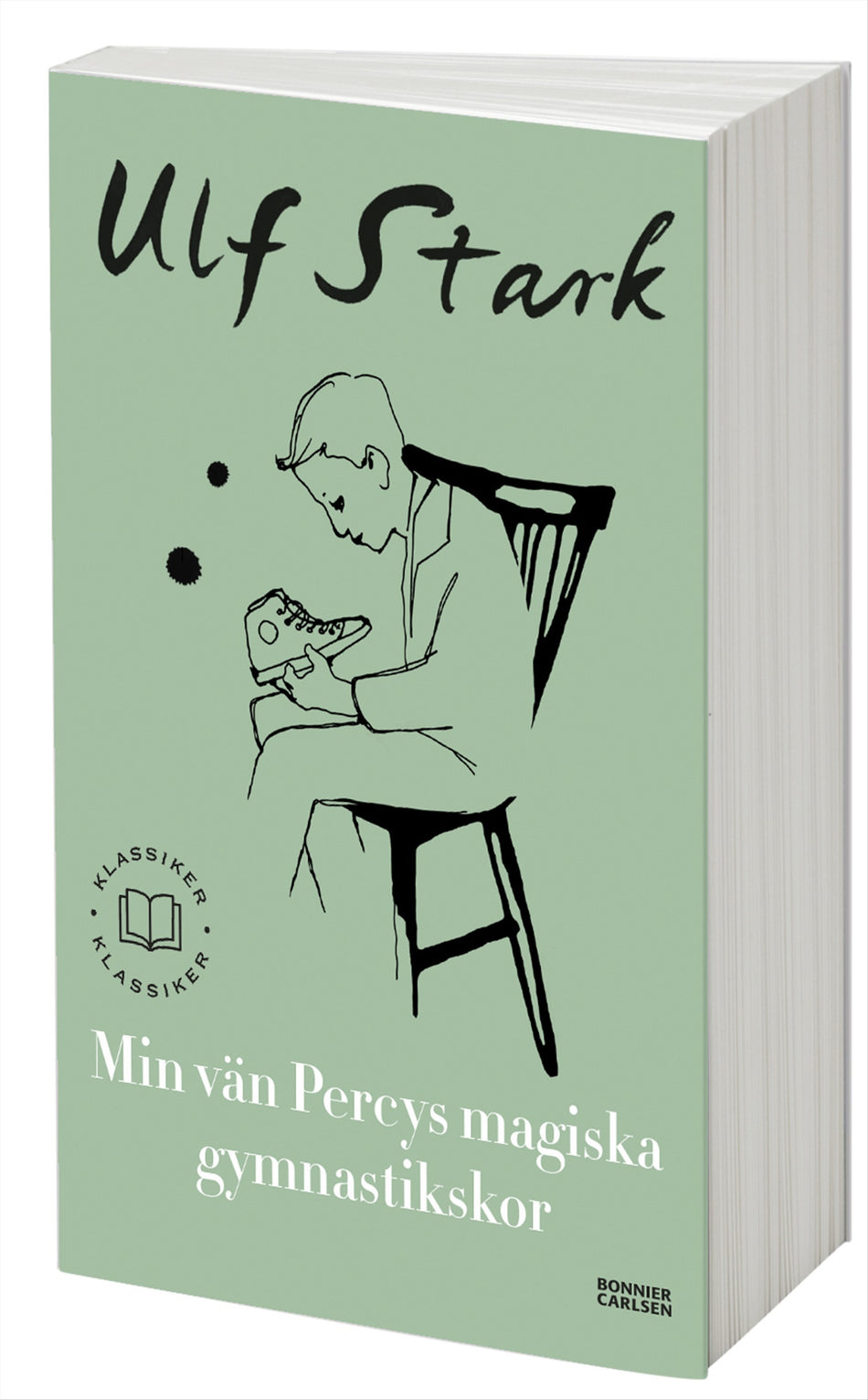 Valokuva kirjasta Ulf Stark Min vän Percys magiska gymnastikskor, kuuluu tuoteryhmään Ruots lapset nuoret ja sarjakuvat.