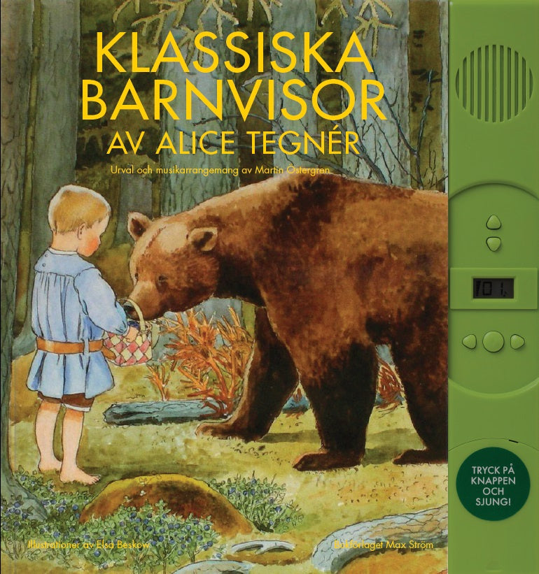 Valokuva kirjasta Alice Tegnér Klassiska barnvisor, kuuluu tuoteryhmään Ruots lapset nuoret ja sarjakuvat.