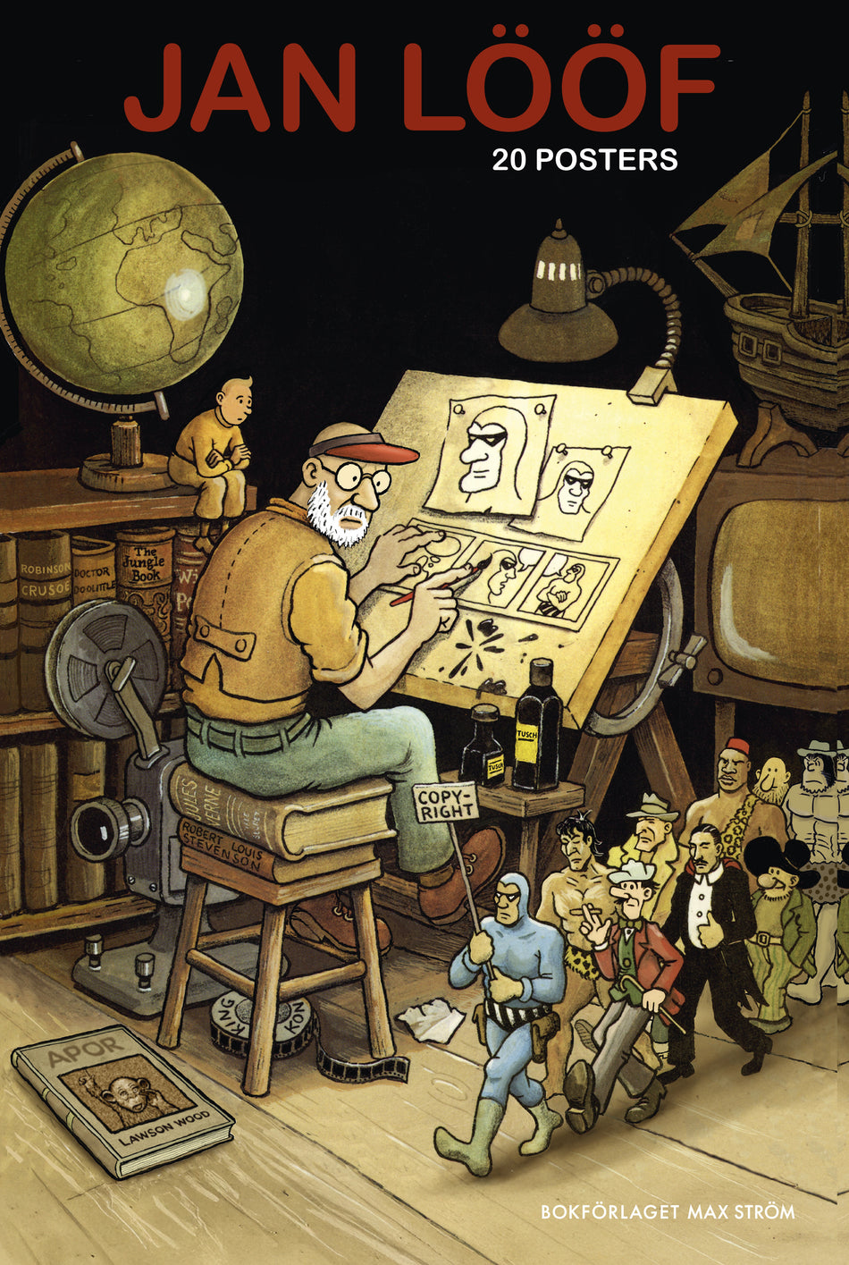 Valokuva kirjasta Jan Lööf Jan Lööf Posters, kuuluu tuoteryhmään Ruots harrasteet taide.