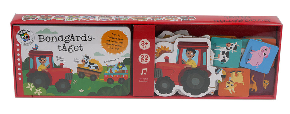 Valokuva kirjasta  Bondgårdståget, kuuluu tuoteryhmään Ruots lapset nuoret ja sarjakuvat.