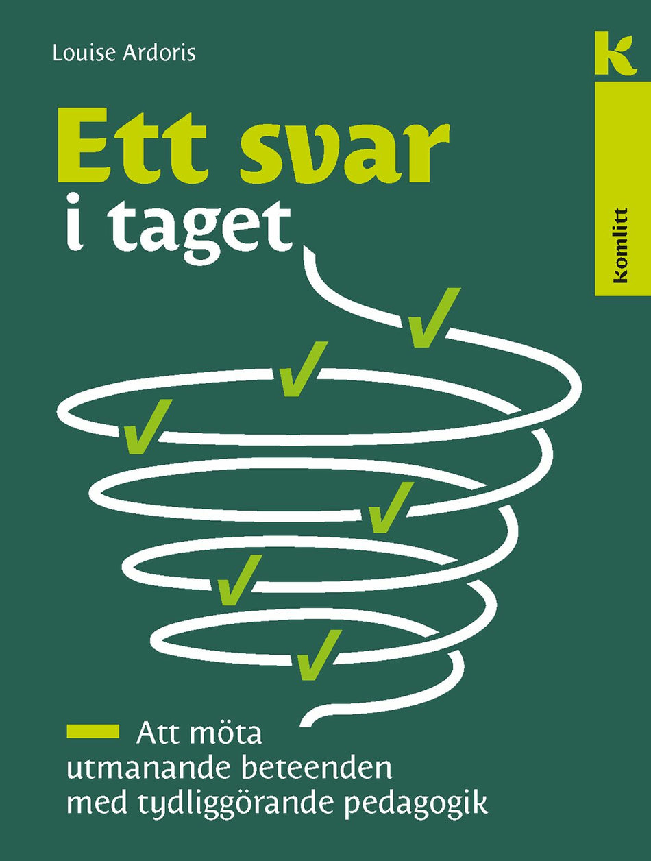 Valokuva kirjasta Louise Ardoris Ett svar i taget : Att möta utmanande beteenden med tydliggörande pedagogik, kuuluu tuoteryhmään Ruots muu tieto.