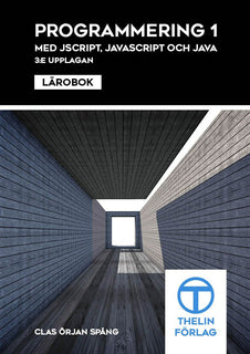 Programmering 1 med JScript, JavaScript och Java - Lärobok