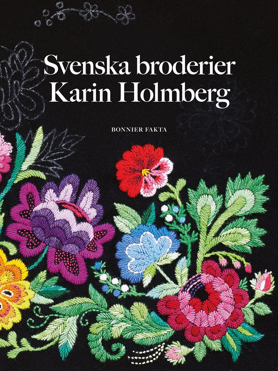 Valokuva kirjasta Karin Holmberg Svenska broderier, kuuluu tuoteryhmään Ruots harrasteet taide.