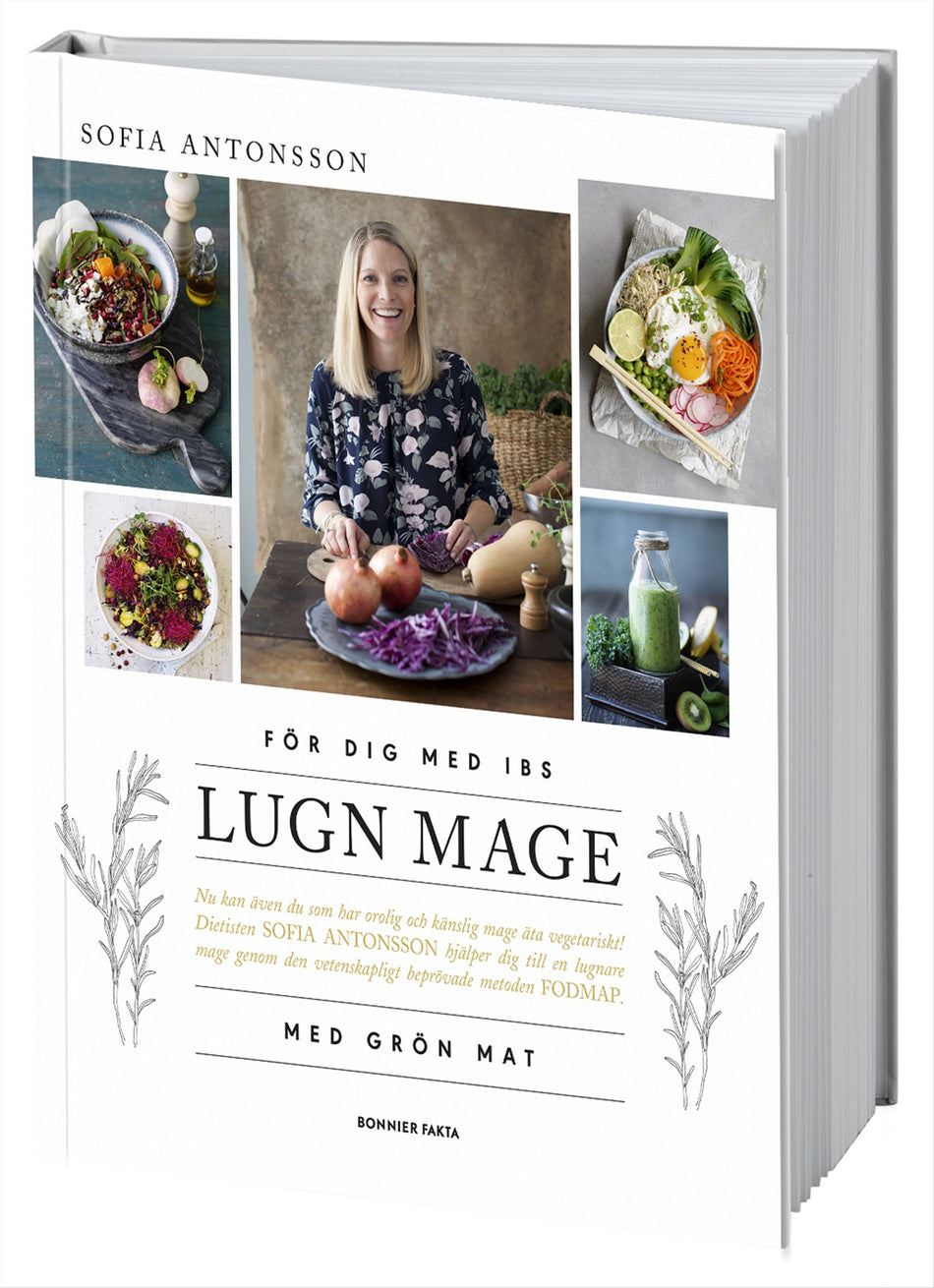 Valokuva kirjasta Sofia Antonsson Lugn mage med grön mat : för dig med IBS, kuuluu tuoteryhmään Ruots harrasteet taide.