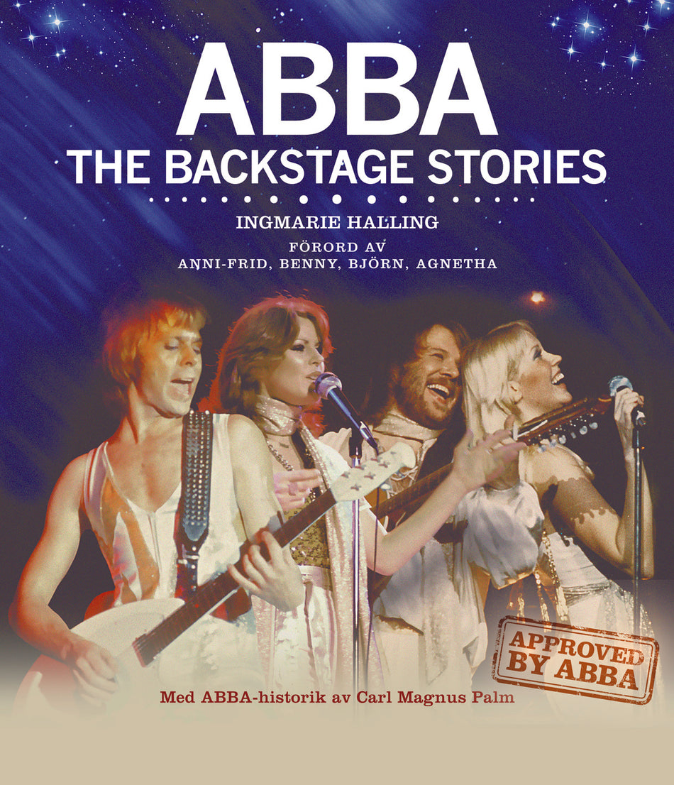 Valokuva kirjasta Ingmarie Halling / Carl Magnus Palm ABBA The Backstage stories, kuuluu tuoteryhmään Ruots harrasteet taide.