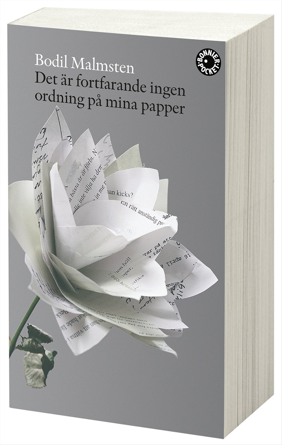 Valokuva kirjasta Bodil Malmsten Det är fortfarande ingen ordning på mina papper, kuuluu tuoteryhmään Ruots kaunokirjat.