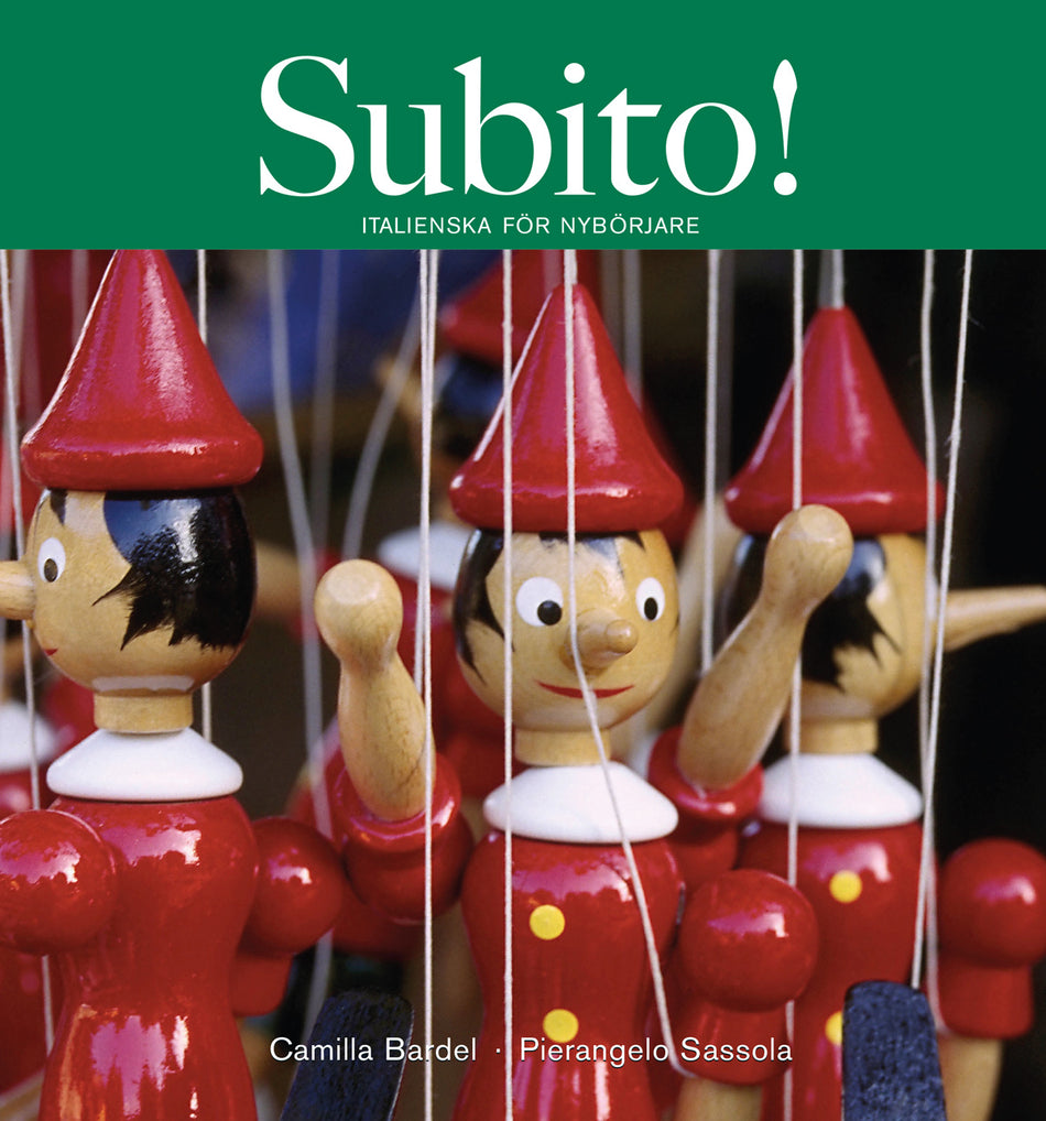 Valokuva kirjasta Camilla Bardel / Pierangelo Sassola Subito! textbok, kuuluu tuoteryhmään Ruots muu tieto.