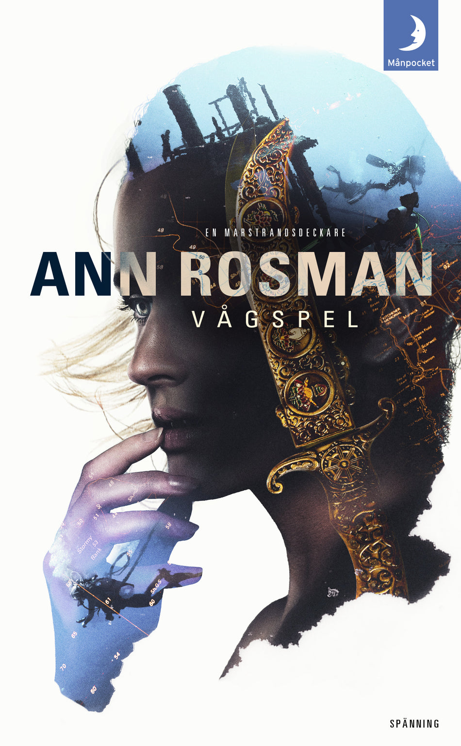 Valokuva kirjasta Ann Rosman Vågspel, kuuluu tuoteryhmään Ruots kaunokirjat.