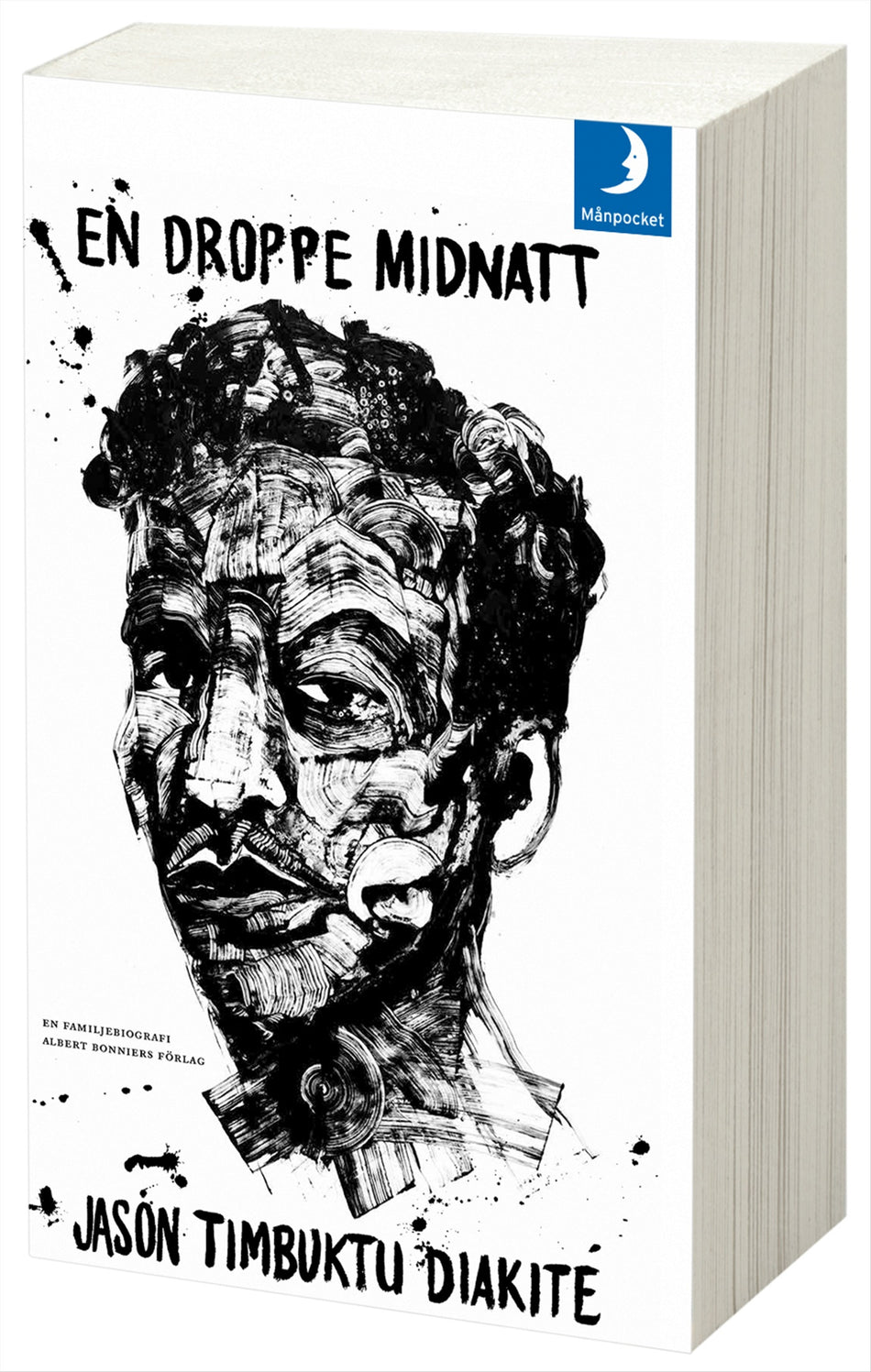 Valokuva kirjasta Jason Timbuktu Diakité En droppe midnatt, kuuluu tuoteryhmään Ruots muu tieto.