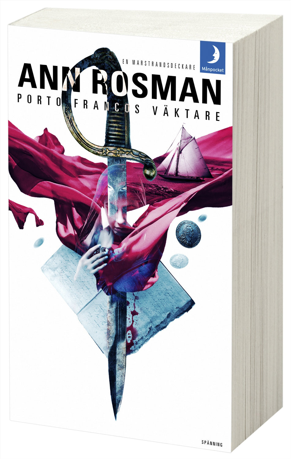Valokuva kirjasta Ann Rosman Porto Francos väktare, kuuluu tuoteryhmään Ruots kaunokirjat.