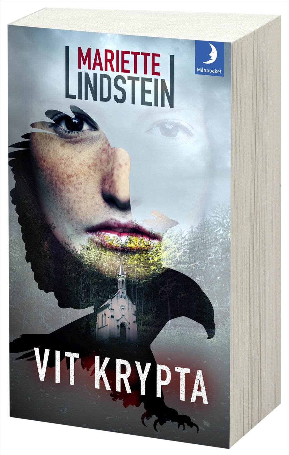 Valokuva kirjasta Mariette Lindstein Vit krypta, kuuluu tuoteryhmään Ruots kaunokirjat.