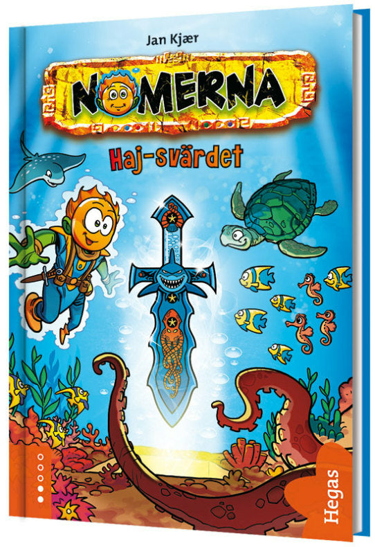 Valokuva kirjasta Jan Kjær Haj-svärdet, kuuluu tuoteryhmään Ruots lapset nuoret ja sarjakuvat.