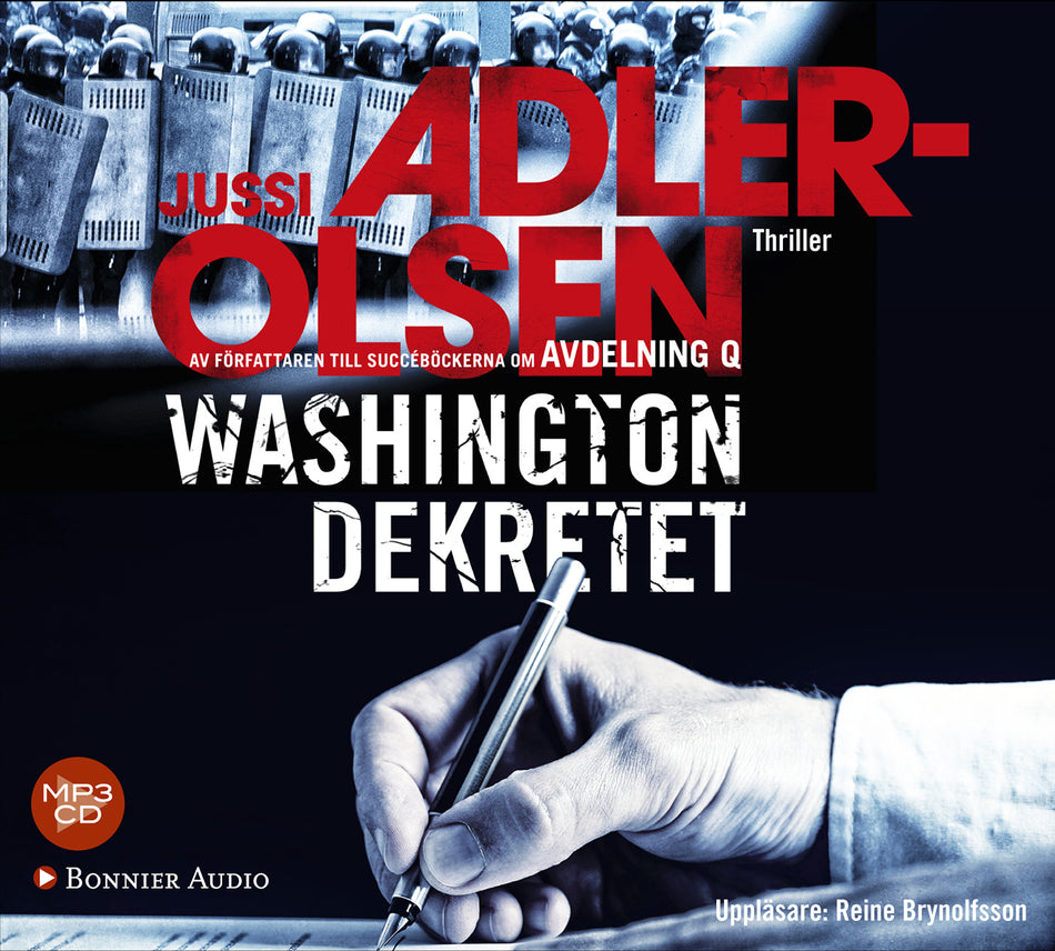 Valokuva kirjasta Jussi Adler-Olsen Washingtondekretet, kuuluu tuoteryhmään Ruots kaunokirjat.