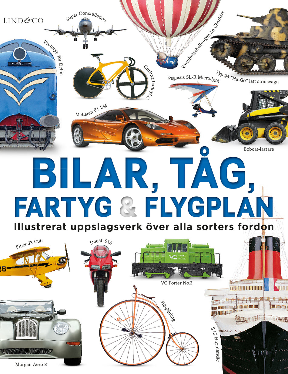 Valokuva kirjasta Clive Gifford Bilar, tåg, fartyg och flygplan : illustrerat uppslagsverk, kuuluu tuoteryhmään Ruots lapset nuoret ja sarjakuvat.
