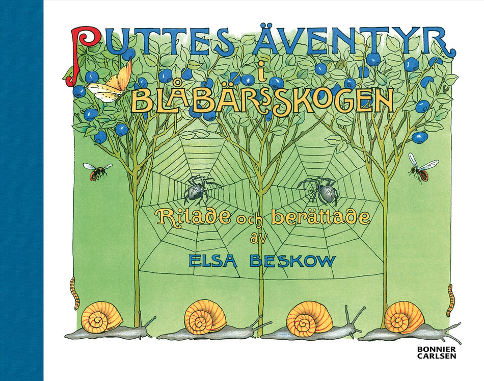 Valokuva kirjasta Elsa Beskow Puttes äventyr i blåbärsskogen, kuuluu tuoteryhmään Ruots lapset nuoret ja sarjakuvat.