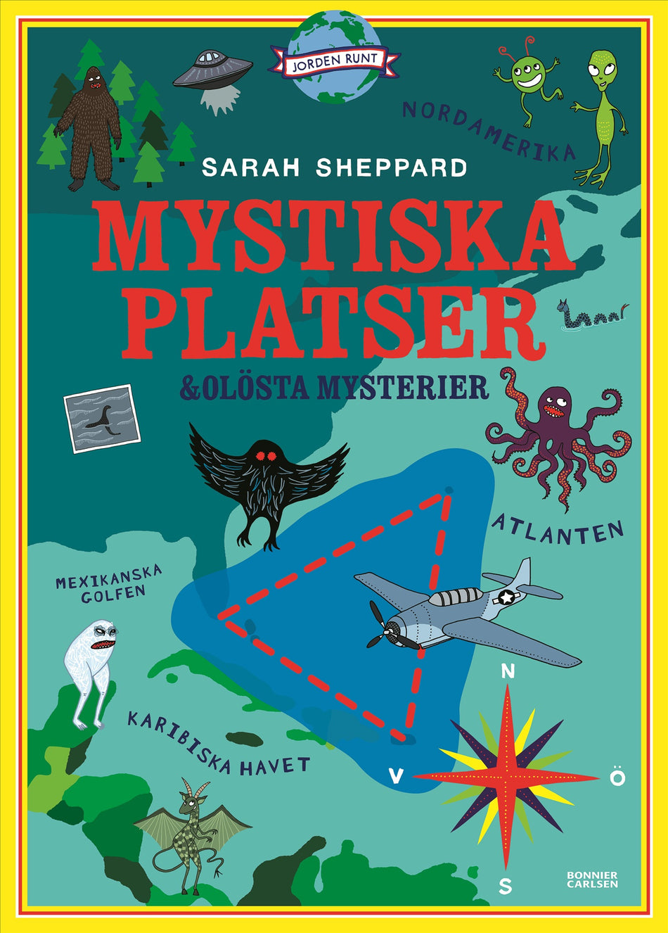 Valokuva kirjasta Sarah Sheppard Mystiska platser och olösta mysterier, kuuluu tuoteryhmään Ruots lapset nuoret ja sarjakuvat.