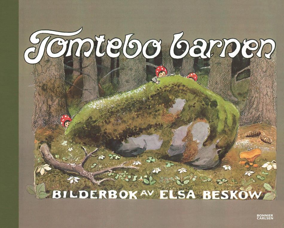 Valokuva kirjasta Elsa Beskow Tomtebobarnen, kuuluu tuoteryhmään Ruots lapset nuoret ja sarjakuvat.