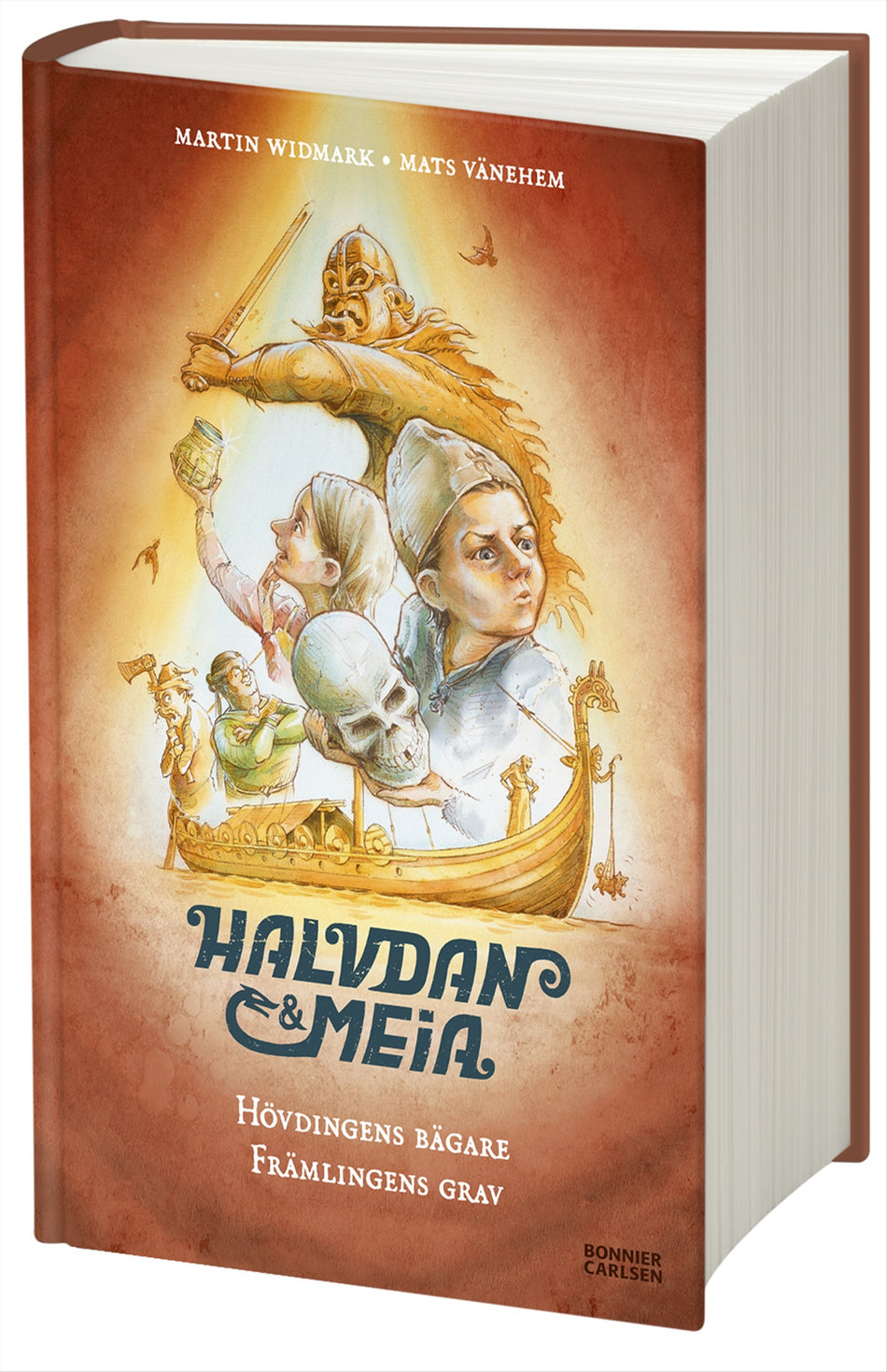 Valokuva kirjasta Martin Widmark Halvdan och Meia. Hövdingens bägare och främlingens grav, kuuluu tuoteryhmään Ruots lapset nuoret ja sarjakuvat.