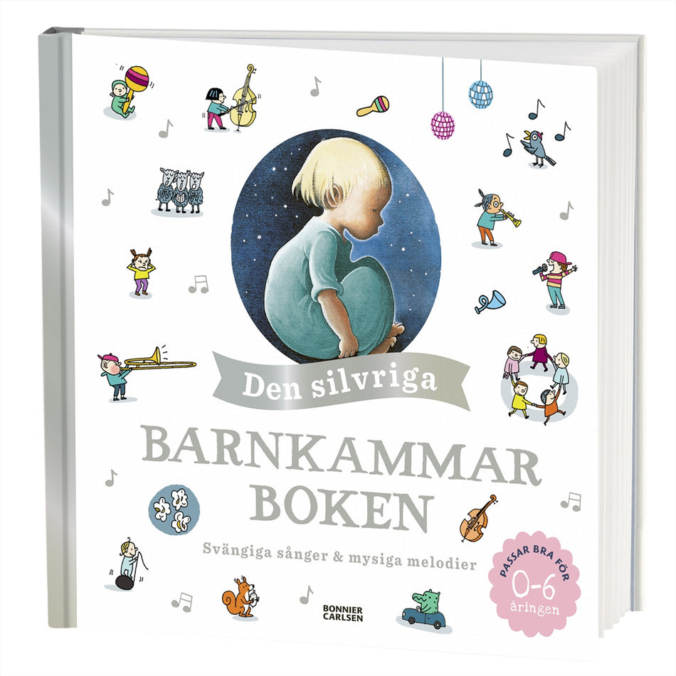 Valokuva kirjasta  Den silvriga barnkammarboken, kuuluu tuoteryhmään Ruots lapset nuoret ja sarjakuvat.