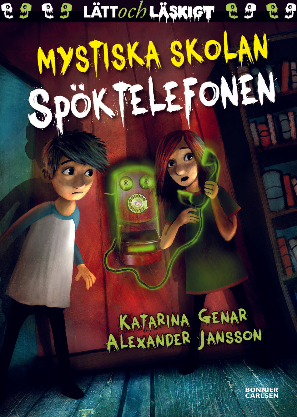 Valokuva kirjasta Katarina Genar Spöktelefonen, kuuluu tuoteryhmään Ruots lapset nuoret ja sarjakuvat.