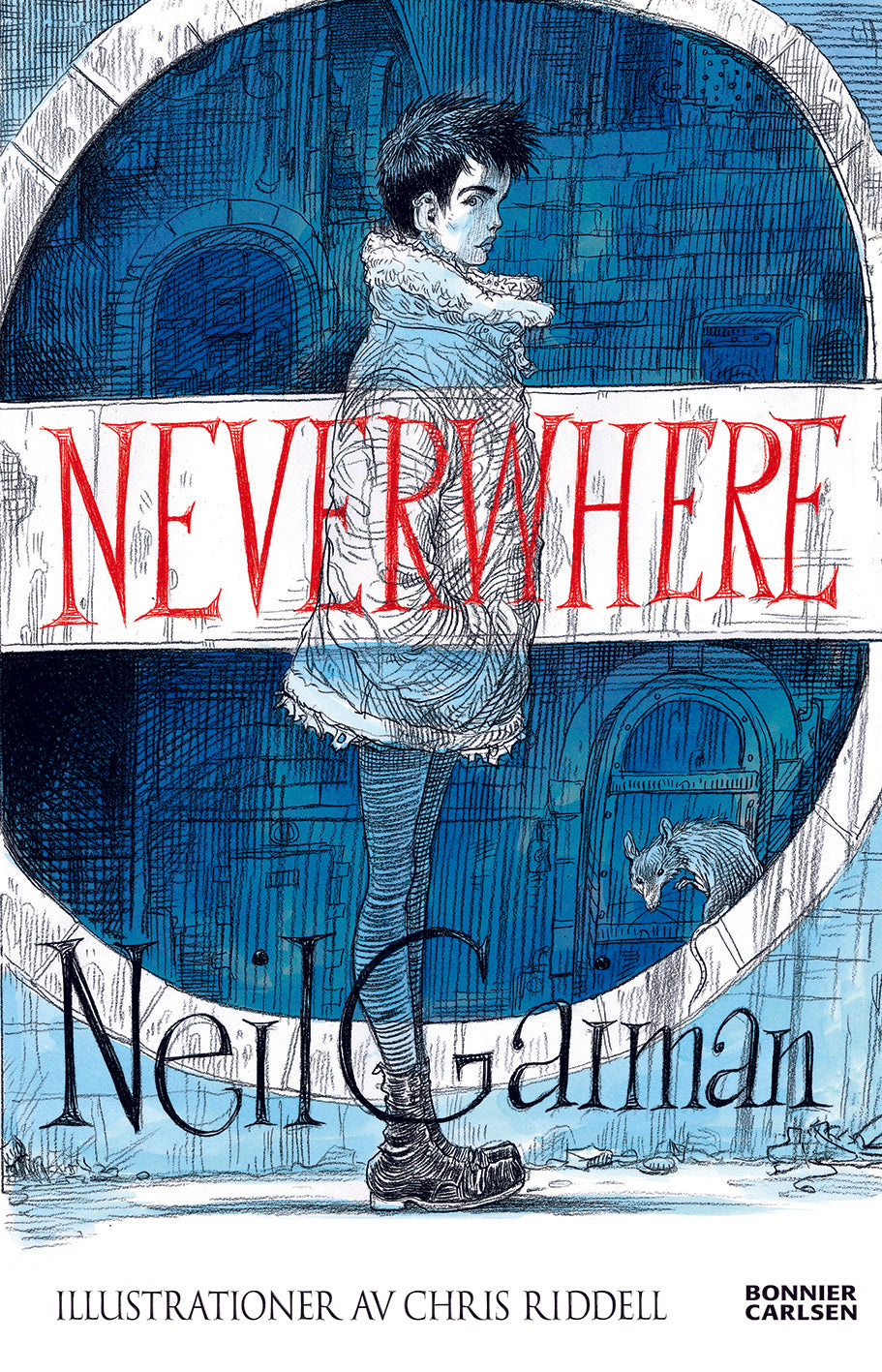 Valokuva kirjasta Neil Gaiman Neverwhere, kuuluu tuoteryhmään Ruots lapset nuoret ja sarjakuvat.