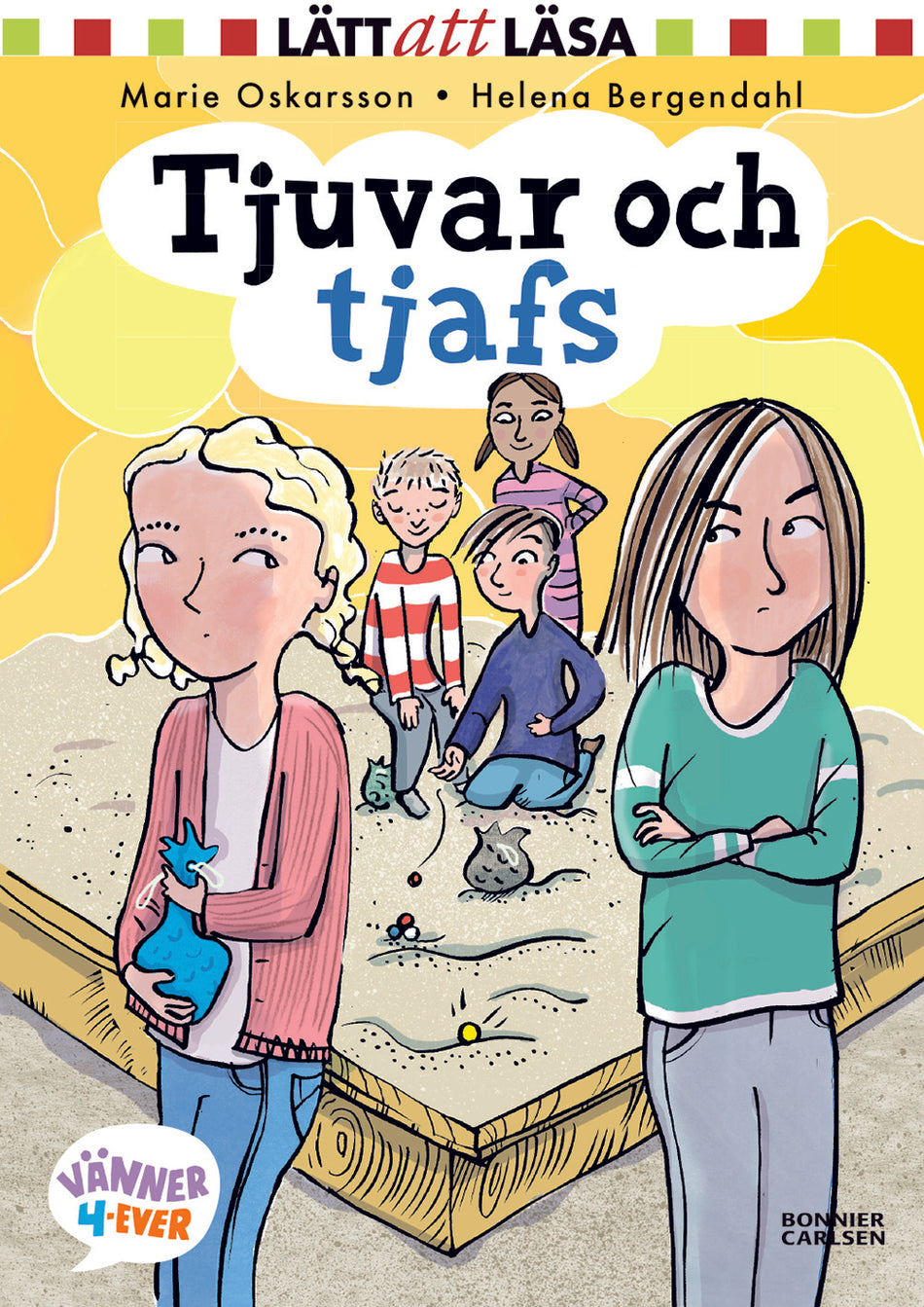 Valokuva kirjasta Marie Oskarsson Tjuvar och tjafs, kuuluu tuoteryhmään Ruots lapset nuoret ja sarjakuvat.