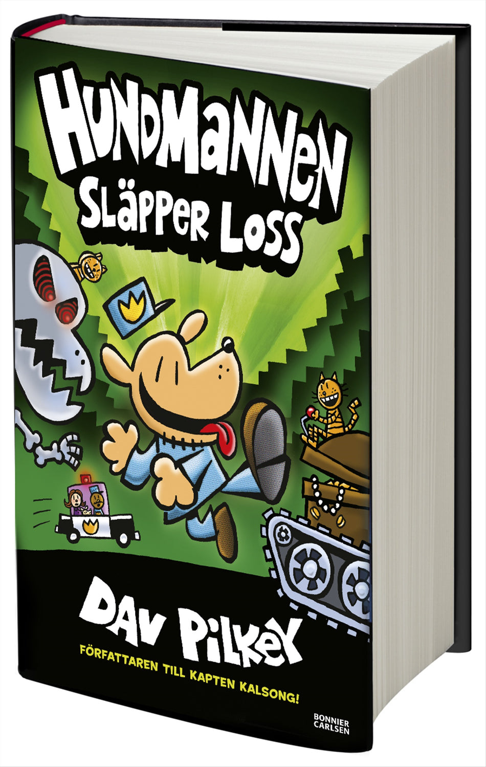 Valokuva kirjasta Dav Pilkey Hundmannen släpper loss, kuuluu tuoteryhmään Ruots lapset nuoret ja sarjakuvat.