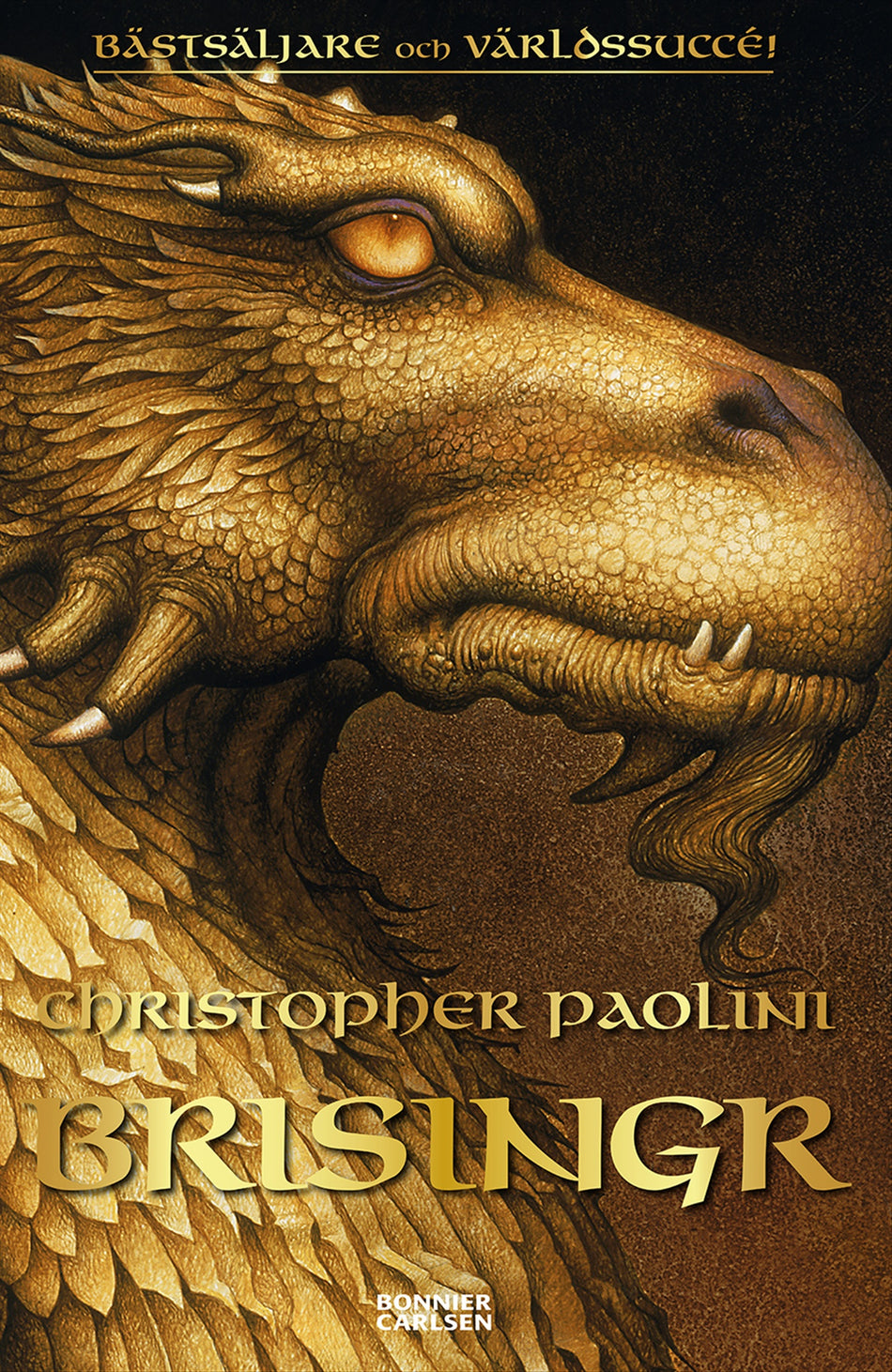 Valokuva kirjasta Christopher Paolini Brisingr, kuuluu tuoteryhmään Ruots lapset nuoret ja sarjakuvat.