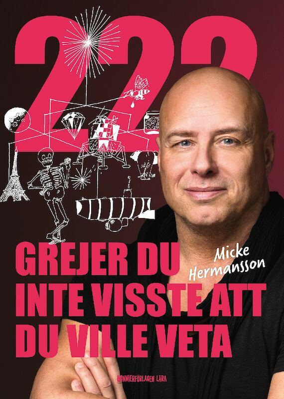Valokuva kirjasta Micke Hermansson 222 grejer du inte visste att du ville veta, kuuluu tuoteryhmään Ruots harrasteet taide.