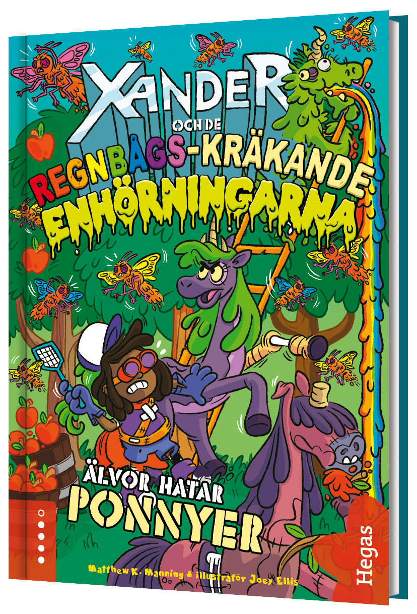 Valokuva kirjasta Matthew K. Manning Älvor hatar ponnyer, kuuluu tuoteryhmään Ruots lapset nuoret ja sarjakuvat.