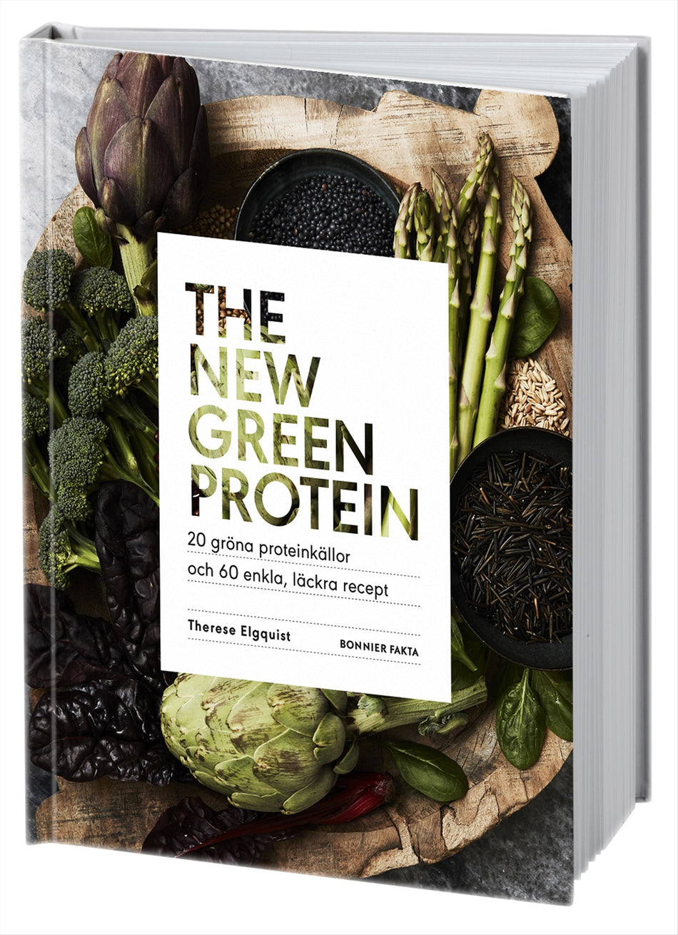 Valokuva kirjasta Therese Elgquist new green protein  : 20 gröna proteinkällor och 60 enkla, läckra recept, The, kuuluu tuoteryhmään Ruots harrasteet taide.