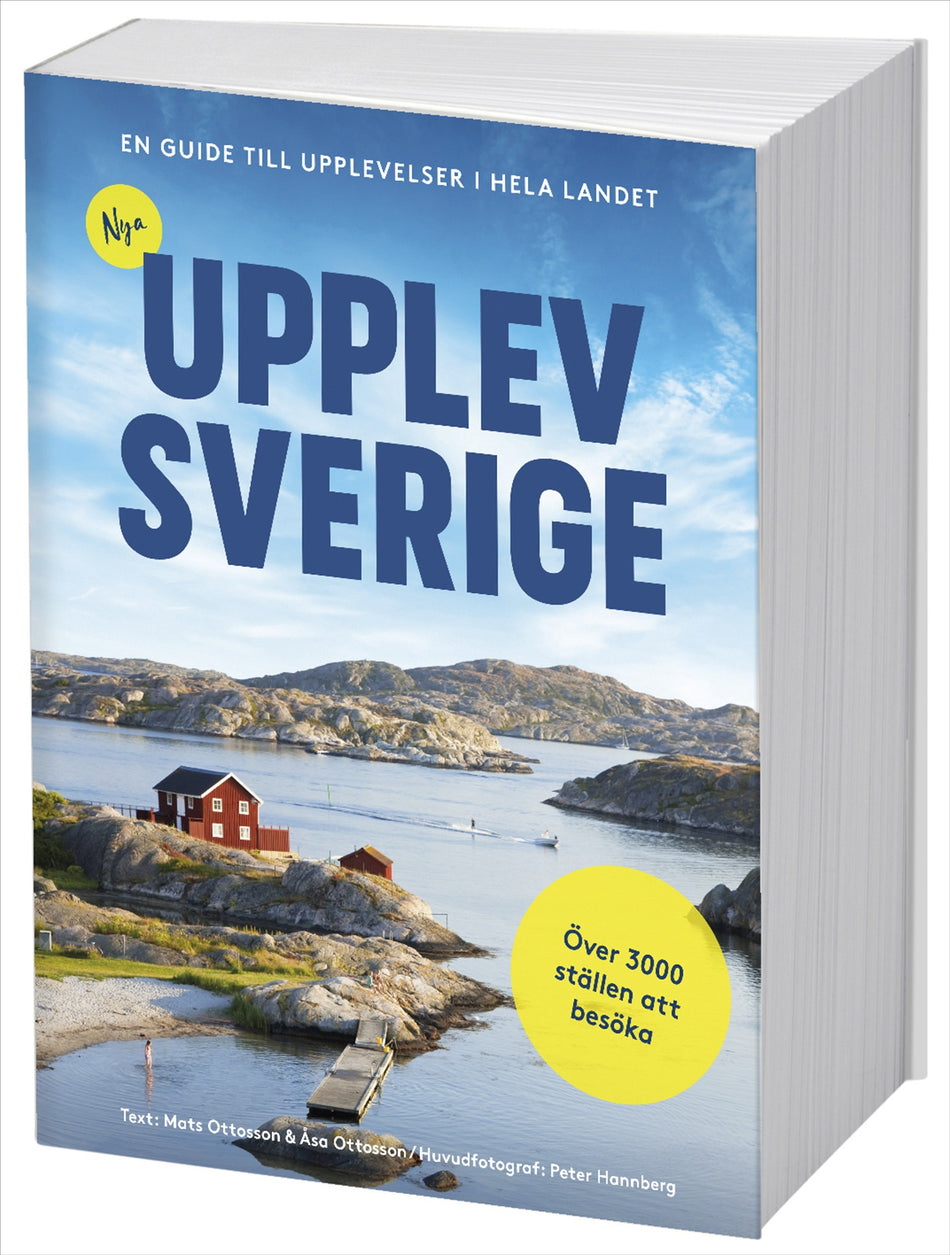 Valokuva kirjasta Mats Ottosson / Åsa Ottosson Nya Upplev Sverige : En guide till upplevelser i hela landet, kuuluu tuoteryhmään Ruots harrasteet taide.